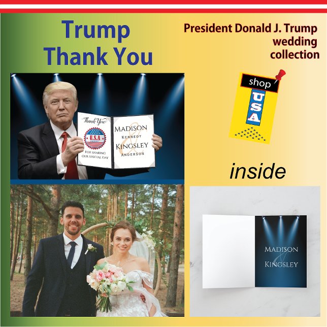 Presidente Trump Gran Boda Gracias Tarjeta (Subido por el creador)