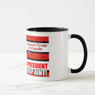 Presidente Trump y taza de los amigos