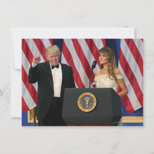 Presidente y Primera Dama Trump En La Inauguración