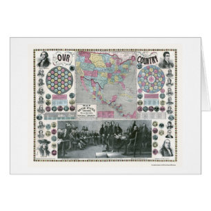 Presidentes Map - 1859 de Estados Unidos