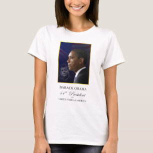 Presidentes Obama y Kennedy - camiseta de las