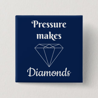Presión hace botón de diamantes