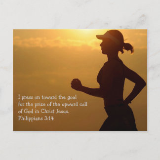 Presionando hacia la postal del objetivo