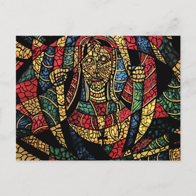 Preso Por Miedo A Abstrato Postales De Arte (Anverso)