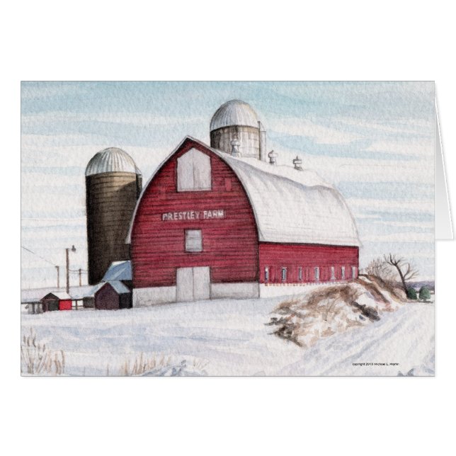 Prestleys barn 2010, copyright 2010 Michael L. ... (Anverso (Horizontal))