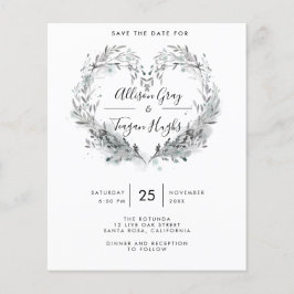 Presupuestación Guardar el volante de fechas