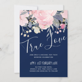 Presupuesto Boda moderno con flores rosadas azul d