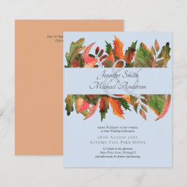 PRESUPUESTO Bodas de hojas de otoño