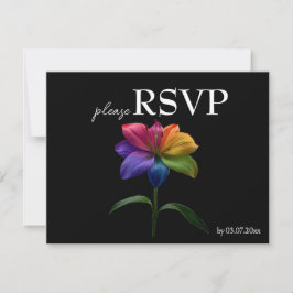 🌈 Presupuesto con RSVP de menú Technicolor Love