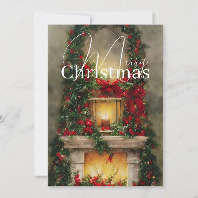 presupuesto de chimenea de Navidad (Anverso)