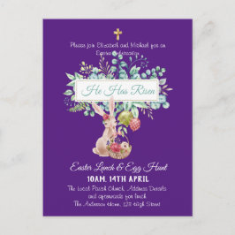 Presupuesto de invitaciones religiosas de Pascua