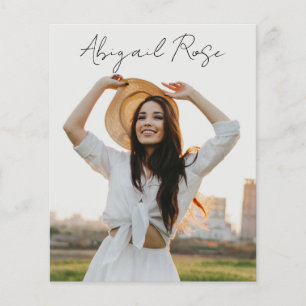 Presupuesto de la tarjeta de fotos para el guión m