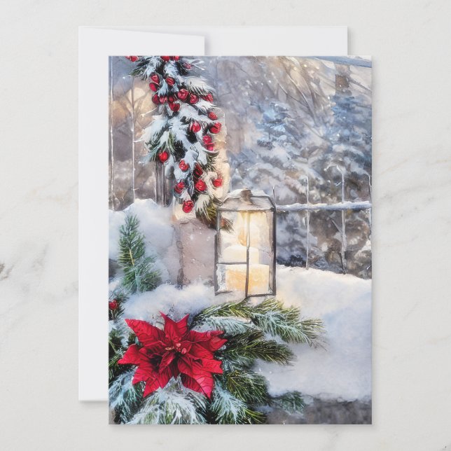 Presupuesto de mini linterna nevada de Navidad (Anverso)