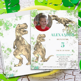Presupuesto de plantilla de foto de T-Rex para cum
