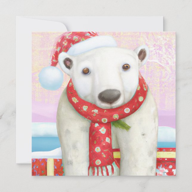 Presupuesto de Santa Oso Polar Navidad (Anverso)