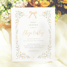 Presupuesto de Tarjeta de Invitación para Baby Sho