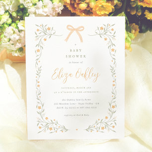 Presupuesto de Tarjeta de Invitación para Baby Sho