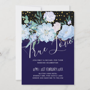 Presupuesto del Boda Floral Azul de la Marina Aqua