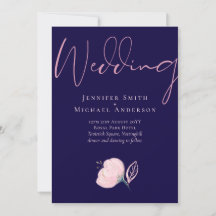 Presupuesto del Boda Rosegold Rosado de la Marina 
