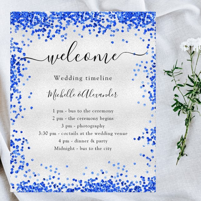 Presupuesto del programa de bodas azul real de pla (Subido por el creador)