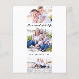 Presupuesto es una tarjeta de vacaciones de foto d