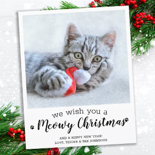 Presupuesto Feliz Navidad De La Tarjeta Fotográfic