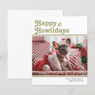 PRESUPUESTO Feliz Navidad Perrito Mascota Tarjeta 