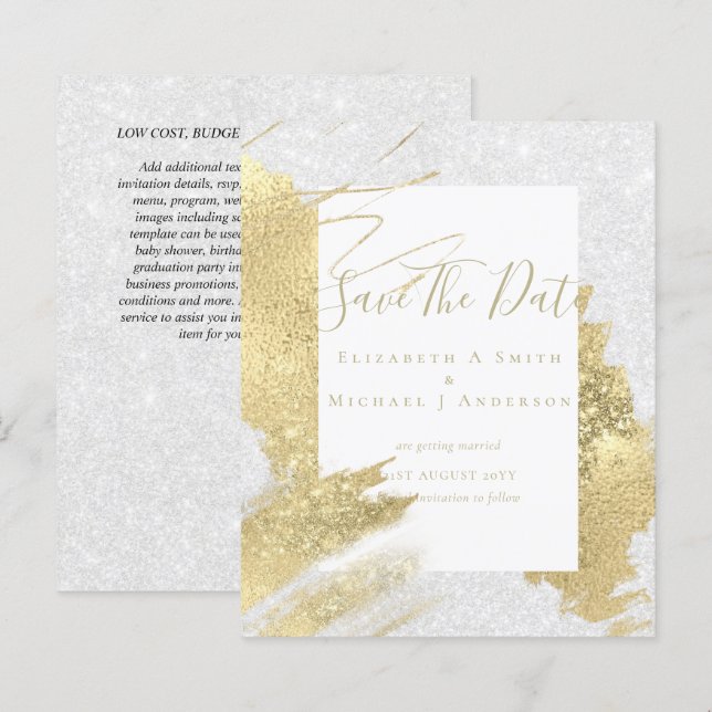 PRESUPUESTO GUARDA FECHAS Look Glitter de Lámina D (Anverso / Reverso)
