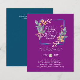 PRESUPUESTO Jardín de hojas de la boda de otoño in