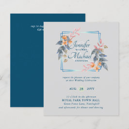 PRESUPUESTO Jardín de hojas de la boda de otoño in