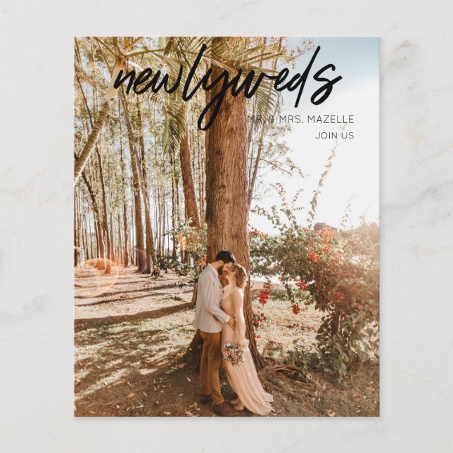 Presupuesto para recién casados 1 Volante de recep (Frente)