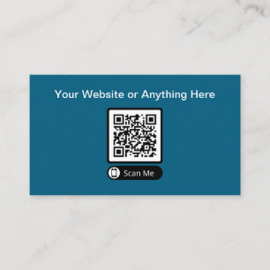 Presupuesto Pequeña Cantidad Código QR Tarjetas de