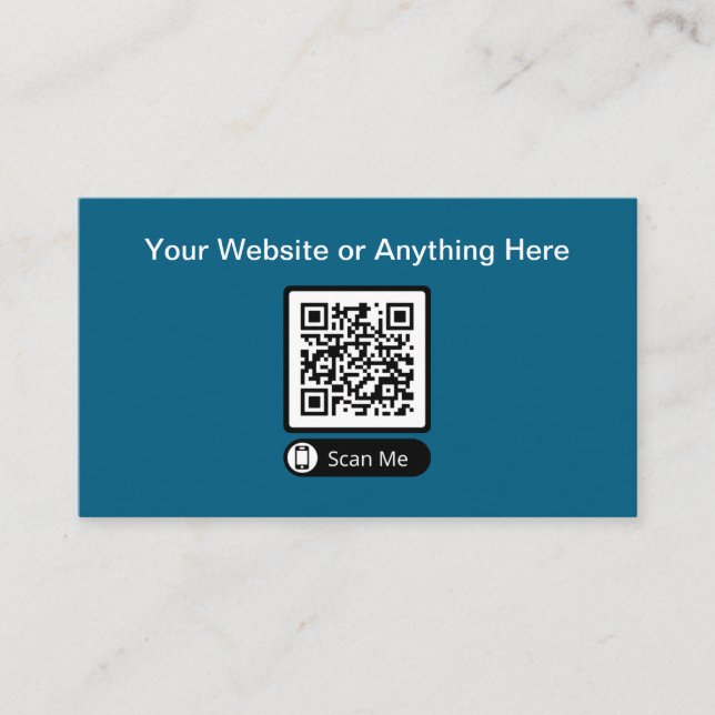 Presupuesto Pequeña Cantidad Código QR Tarjetas de (Anverso)