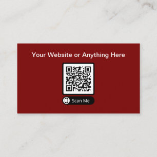 Presupuesto Pequeña Cantidad Código QR Tarjetas de