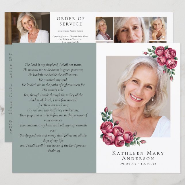 Presupuesto Programa Minimalista de Funerales de 4 (Anverso / Reverso)