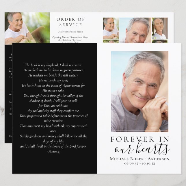 Presupuesto Programa Minimalista de Funerales de 4 (Anverso / Reverso)