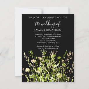 Presupuesto QR CÓDIGO Floral Meadow Gold Green