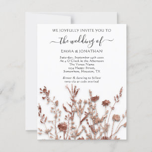 Presupuesto QR CÓDIGO Floral Meadow Rosa Blanca