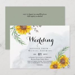 PRESUPUESTO Rústicos girasoles olivos Boda