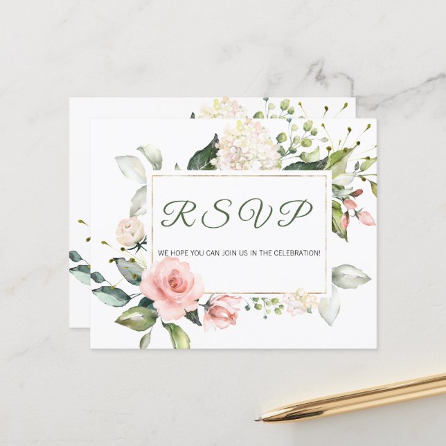 Presupuesto - Tarjeta RSVP. (Anverso/Reverso In Situ)