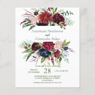 Presupuesto/Verdor/- Invitación a la boda. Flyer