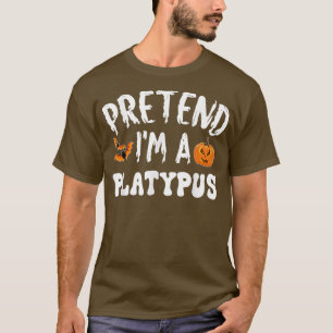 Pretendan Que Soy Un Platypus Halloween Vestidos H