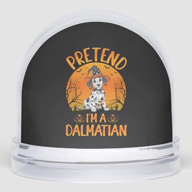 Pretende que soy un perro dálmata Halloween (1) (Anverso)