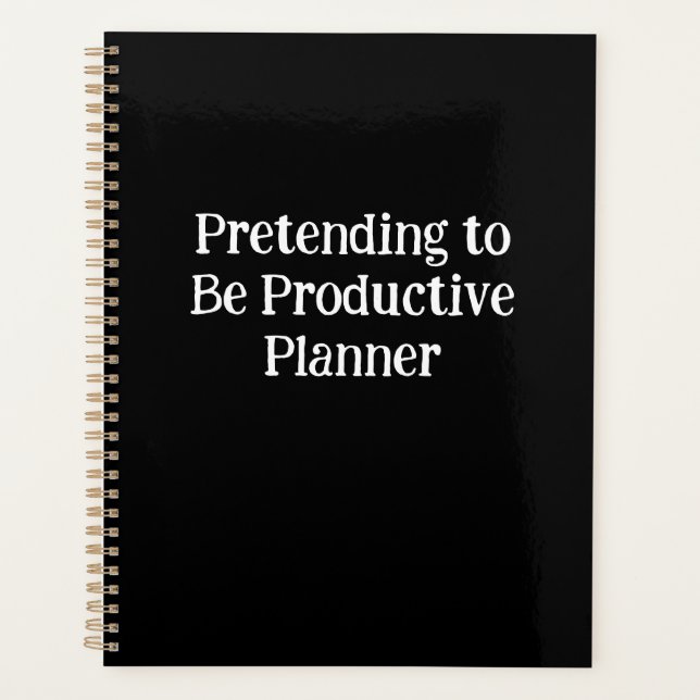 Pretendiendo Ser Un Planificador Productivo (Anverso)