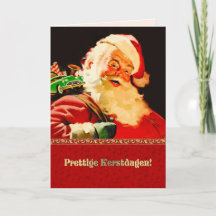 Prettige Kerstdagen. Tarjetas de navidad en holand