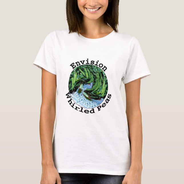 Prevea la camiseta girada de los guisantes (Anverso)