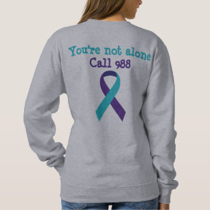 Prevención del suicidio Camisa sudorosa 988