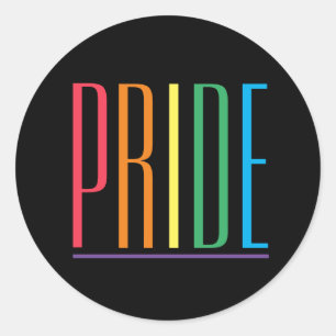 PRIDE Ii Grandes Pegatinas Redondos