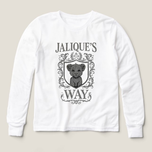 Pride in Every Step Girls Long Sleeve  (Diseño frontal)