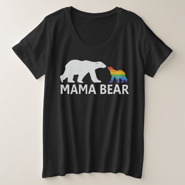  Pride Mama Bear Proud Mom Lgbt Mama Bear (Anverso del diseño)